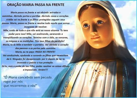 “ Maria Passa na Frente ” é uma oração de devoção a Nossa Senhora que tem origem na tradição mariana brasileira. É uma forma de expressar confiança na intercessão da …